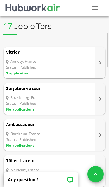 See all your posted jobs