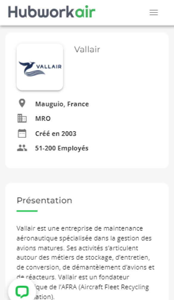 Création de la page marque employeur et des offres